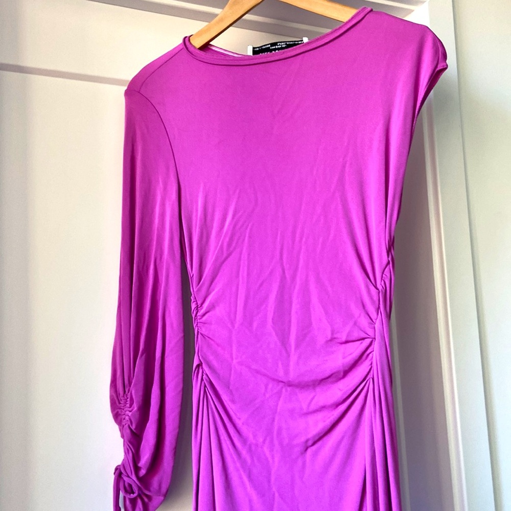 Zara Pink Long Sleeve Dress - Picture 2 of 7
